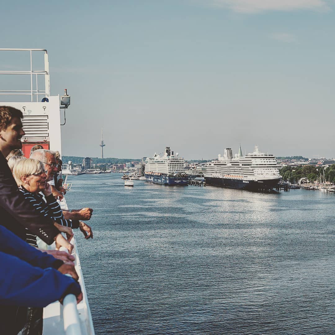 Arrivée au port de Kiel