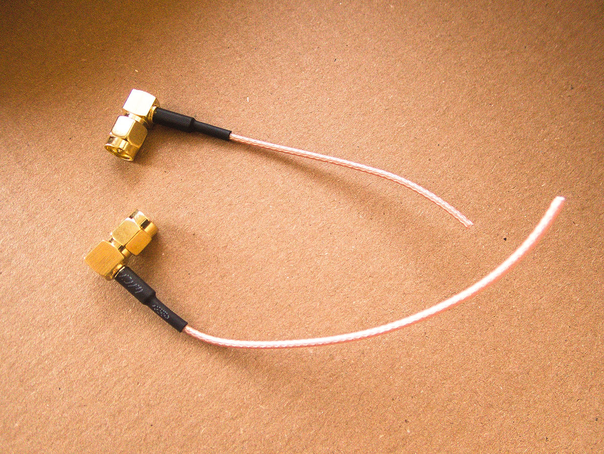 Cut SMA coax