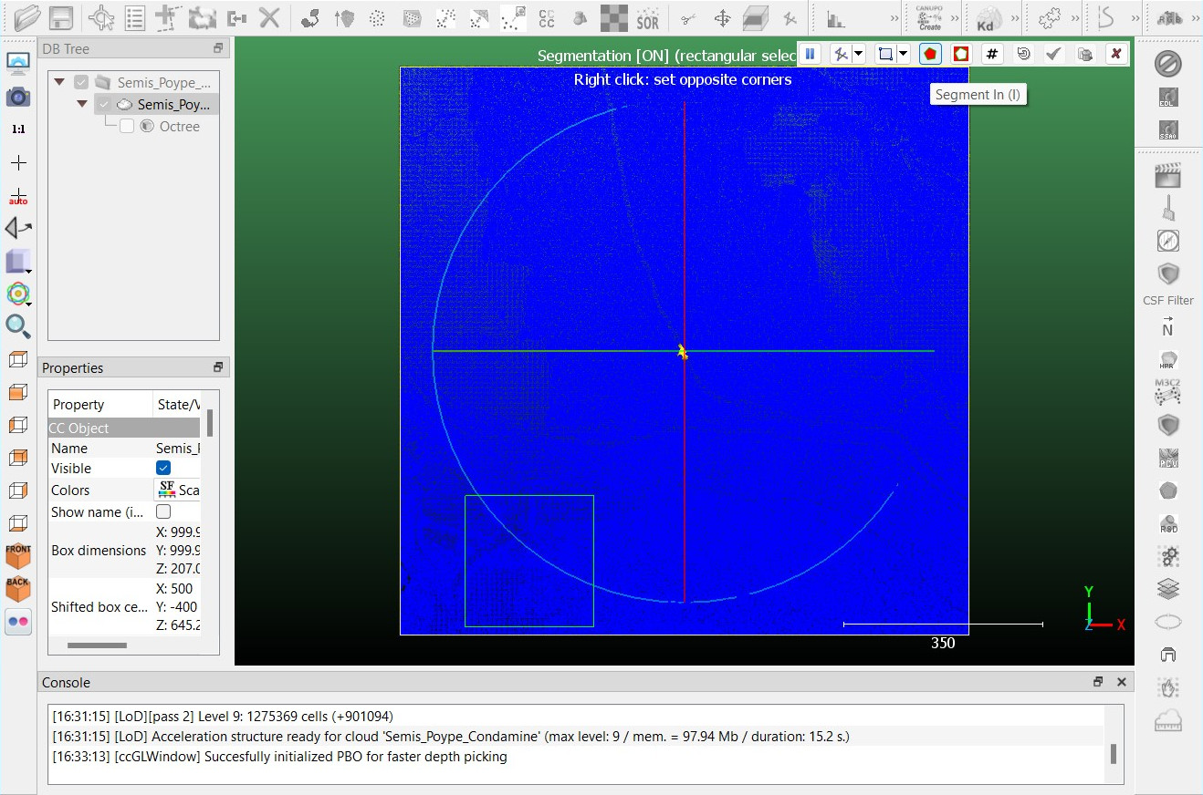 Un semis LIDAR HD complet